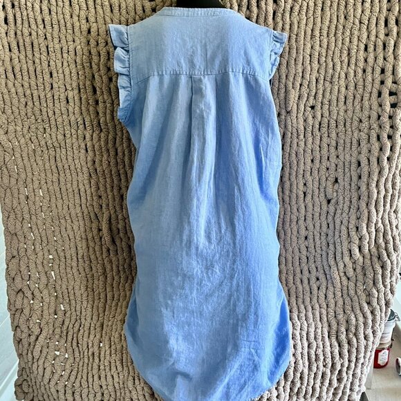 Light Blue Chambray Tunic Dress Size medium (approximate) - Picture 6 of 8